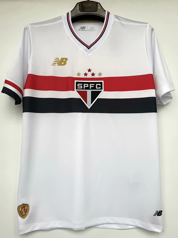 25/26 Sao Paulo  Home 1：1 Fans Soccer Jersey