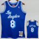 1996/1997 LAKERS BRYANT #8 Blue Retro Top Quality Hot Pressing NBA Jersey(圆领）