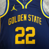 22/23 WARRIORS WIGGINS #22 Dark blue Top Quality Hot Pressing NBA Jersey (Trapeze Edition)