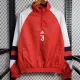 24/25 JUV Red Half Pull  Windbreaker(白袖）
