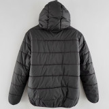 24/25  Man Utd Black Hooded Cotton Coat(Gold Labell) 连帽棉衣(金标）