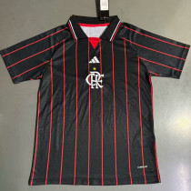 24/25 Flamengo Black red line Special Edition Fans Soccer Jersey