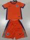 24/25 Netherlands Home Kids Soccer Jersey