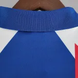 1988/1990 France Home Long Sleeve Retro Soccer Jersey (长袖)