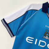1999/2001 Man City Home Retro Soccer Jersey