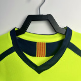 2005/2006 BAR Away Yellow Long Sleeve Retro Soccer Jersey (长袖)