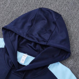 24/25 France Royal Blue Hooded  Tracksuit