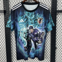 25/26 Japan NARUTO DragonPurple Blue Fans  Soccer Jersey火影忍者龙2