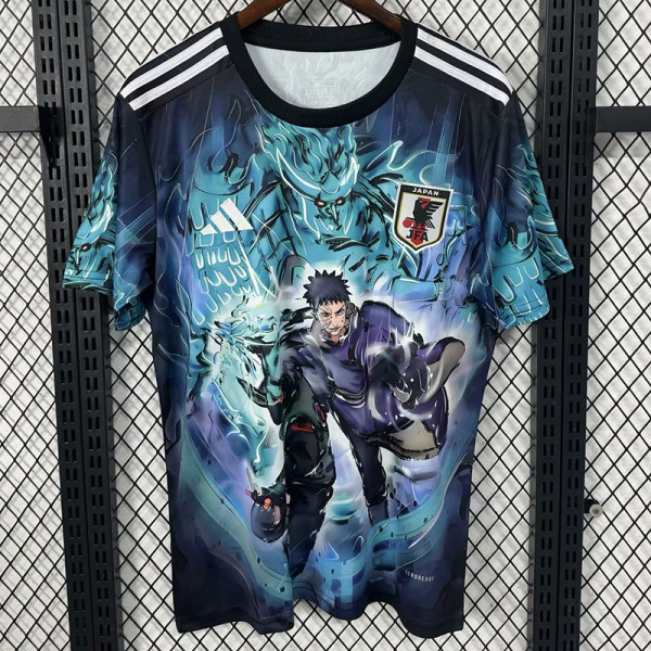 25/26 Japan NARUTO DragonPurple Blue Fans  Soccer Jersey火影忍者龙2