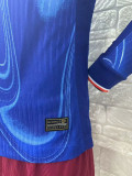 24 /25 CHE Home （With Advertisements）Player Version Long Sleeve Soccer Jersey（胸前广告）