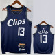 23/24 CLIPPERS GEORGE #23 Dark blue City Edition Top Quality Hot Pressing NBA Jersey
