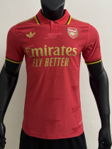 25/26 ARS Collar red Edition Player Version Soccer Jersey(翻领）