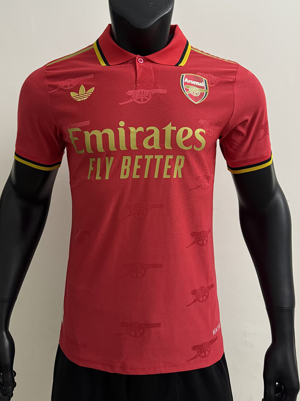 25/26 ARS Collar red Edition Player Version Soccer Jersey(翻领）