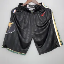 20/21 GRIZZLIES Black City Edition Top Quality NBA Pants (条纹)