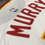 HAWKS MURRY #5 White Top Quality Hot Pressing NBA Jersey