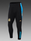 24/25 Argentina Black  Kids  Half Pull Tracksuit  (童装)(半拉链)