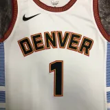22/23 Nuggets PORTER JR. #1 White City Edition Top Quality Hot Pressing NBA Jersey