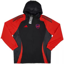 24/25 ARS Red & Black Hooded Windbreaker