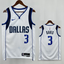 22/23 Dallas Mavericks DAVIS #3 White  Top Quality Hot Pressing  NBA Jersey