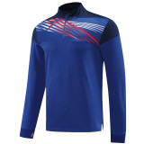 24/25 JO Blue Half Zipper Sportswear # 810蓝彩(半拉链)
