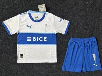 24/25 Universidad Catolica Home   Kids  Soccer Jersey