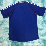 2000/2001 Lyon Away Blue Retro Soccer Jersey