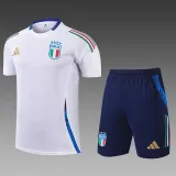 24/25  Italy White Training Short Suit