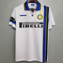 1997/1998 INT Away White Retro Soccer Jersey
