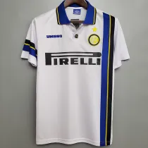 1997/1998 INT Away White Retro Soccer Jersey