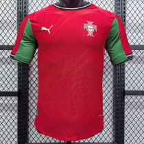 25/26 Portugal Women Home   Player Version   Men's Edition Soccer Jersey