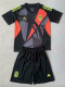 24/25  Argentina Black Goalkeeper Kids Soccer Jersey