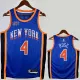 23/24 KNICKS ROSE #4 Blue City Edition Top Quality Hot Pressing NBA Jersey