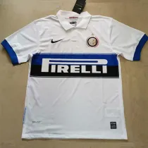 2009/2010 INT Away White Retro Soccer Jersey