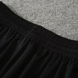 24/25 PSG Black Tank top and shorts suitblack
