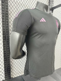 24/25  Algeria Black Player Version Soccer Jersey(紫色队标）