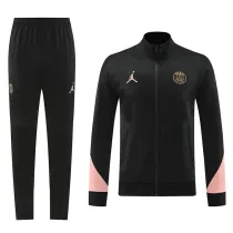 24/25 PSG Black Jacket Tracksuit#03