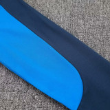 24/25  Porto Stone Blue Half Pull Tracksuit  (石青色、半拉链)