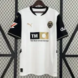 24/25 Valencia Home Fans Soccer Jersey