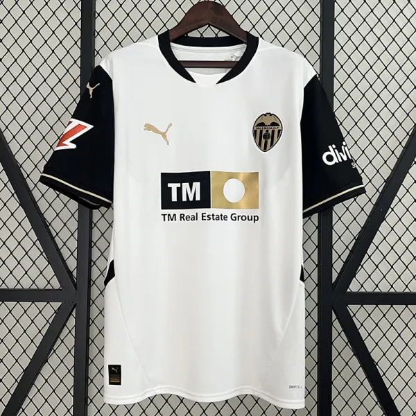 24/25 Valencia Home Fans Soccer Jersey
