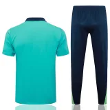 24/25 Brazil Lake Blue Polo Collar Pants Set(C1107)