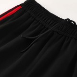 24/25  Man Utd  Black（Red Edge Jacket Tracksuit （三红边）