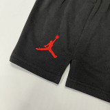 24/25 JOR Black Cotton shorts(003、前小英文标、全棉)