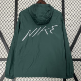 2024 New NK Green Windbreaker(背上带字、连帽）