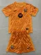 24/25 BAR Orange Goalkeepe Kids Soccer Jersey