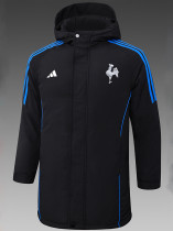 24/25 Grêmio Black Hooded Cotton Coat 黑连帽棉衣
