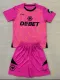 24/25 Wolves Pink Goalkeeper Kids  Soccer Jersey