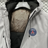 24/25 PSG White Thickened Assault  Hooded Windbreaker (A805加厚冲锋衣）