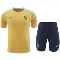 24/25 France Mud Yellow  Training Short Suit