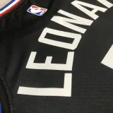 22/23 Clippers LEONARO #2 Black Top Quality Hot Pressing NBA Jersey (Trapeze Edition)