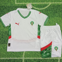 24/25 Morocco Away  Kids Soccer Jersey